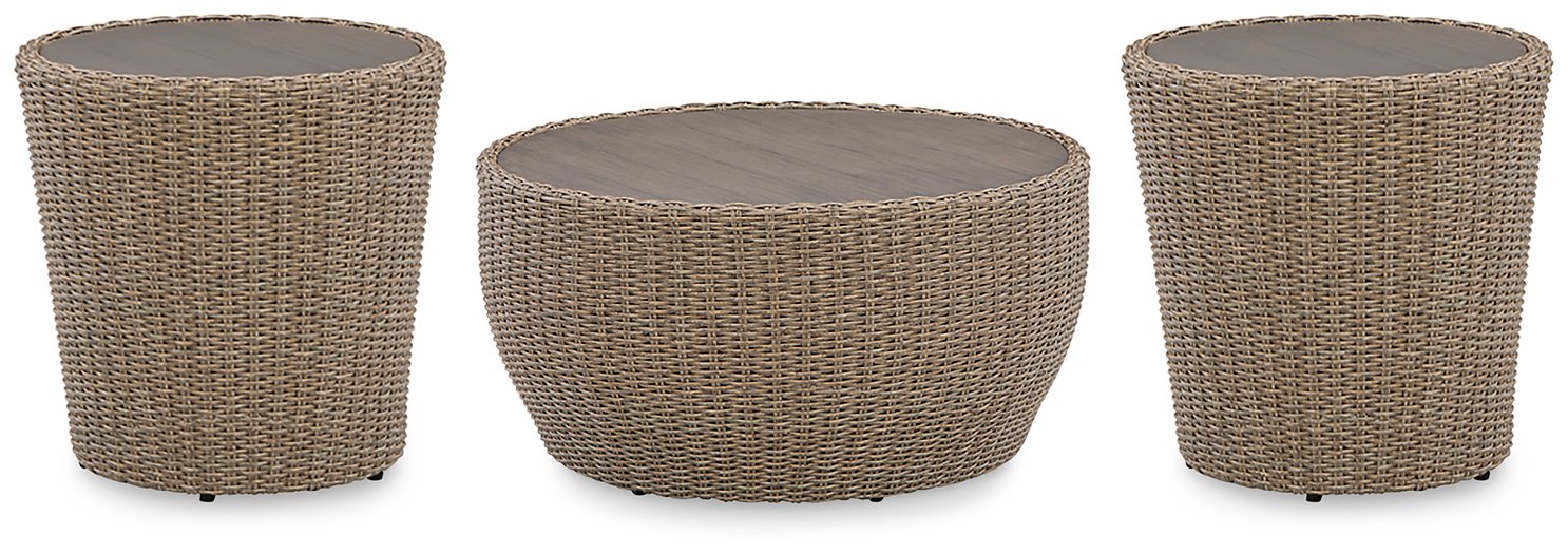 Danson Outdoor Occasional Table Set - LasVegasFurnitureOnline.com