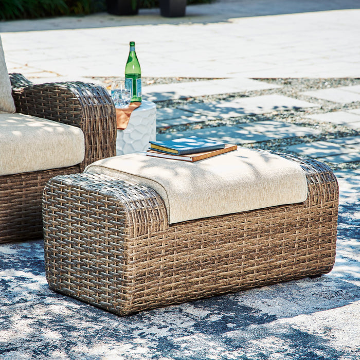 Sandy Bloom Outdoor Living Room Set - LasVegasFurnitureOnline.com