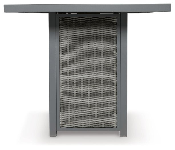 Palazzo Outdoor Bar Table with Fire Pit - LasVegasFurnitureOnline.com