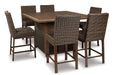 Paradise Trail Outdoor Bar Table Set - LasVegasFurnitureOnline.com