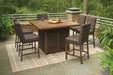 Paradise Trail Outdoor Bar Table Set - LasVegasFurnitureOnline.com