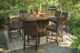 Paradise Trail Outdoor Bar Table Set - LasVegasFurnitureOnline.com