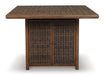 Paradise Trail Outdoor Counter Height Dining Table with 4 Barstools - LasVegasFurnitureOnline.com