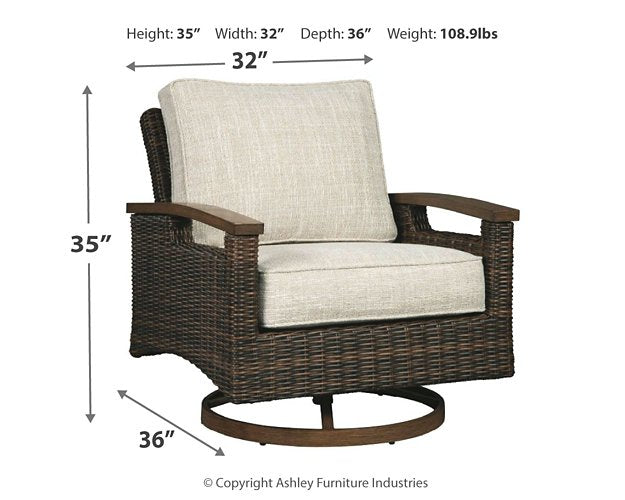 Paradise Trail Swivel Lounge Chair (Set of 2) - LasVegasFurnitureOnline.com