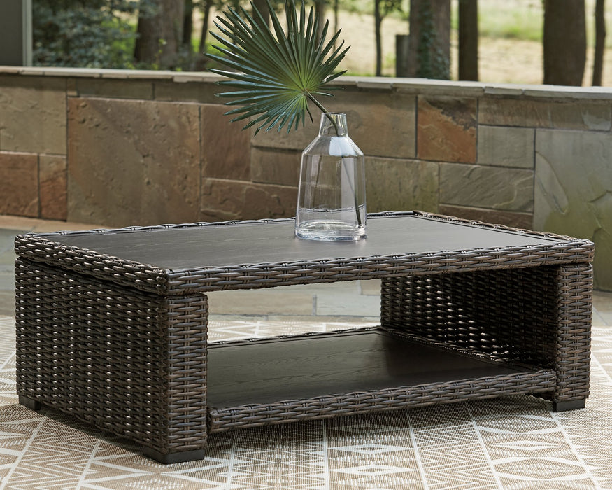 Grasson Lane Outdoor Occasional Table Set - LasVegasFurnitureOnline.com