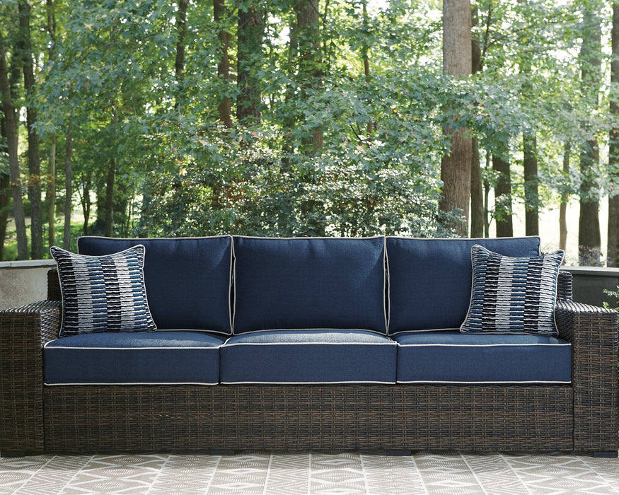 Grasson Lane Outdoor Sofa and Loveseat with Coffee Table