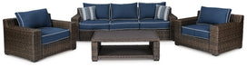 Grasson Lane Grasson Lane Nuvella Sofa with Coffee Table and 2 Lounge Chairs - LasVegasFurnitureOnline.com