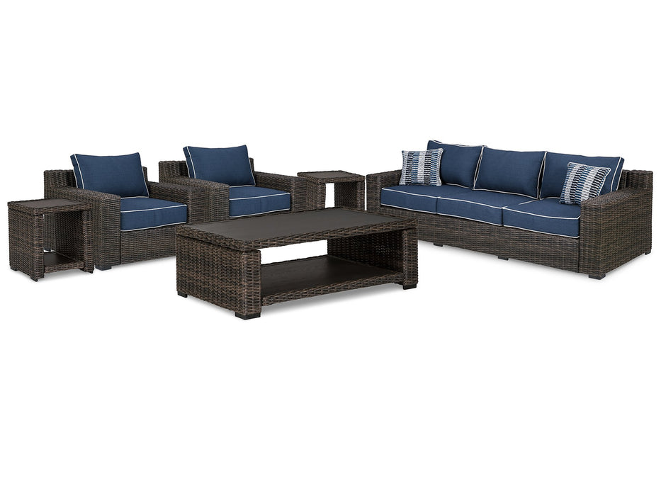 Grasson Lane Outdoor Seating Set - LasVegasFurnitureOnline.com