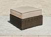 Coastline Bay Outdoor Ottoman with Cushion - LasVegasFurnitureOnline.com