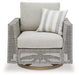 Seton Creek Outdoor Swivel Lounge with Cushion - LasVegasFurnitureOnline.com