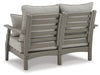 Visola Outdoor Loveseat with Cushion - LasVegasFurnitureOnline.com