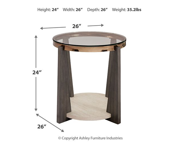 Frazwa End Table - LasVegasFurnitureOnline.com