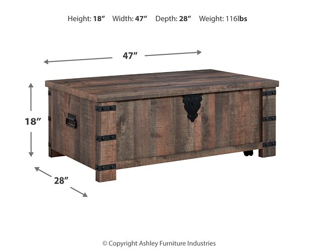 Hollum Lift-Top Coffee Table - LasVegasFurnitureOnline.com