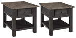 Tyler Creek End Table Set - LasVegasFurnitureOnline.com