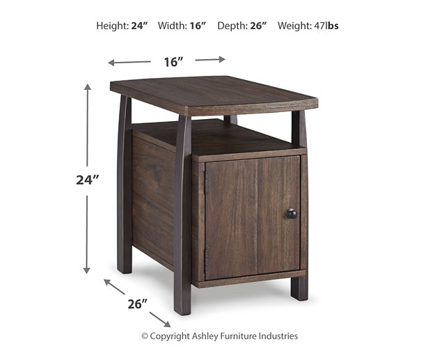 Vailbry Chairside End Table