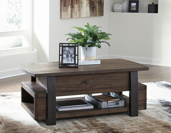 Vailbry Coffee Table with Lift Top - LasVegasFurnitureOnline.com