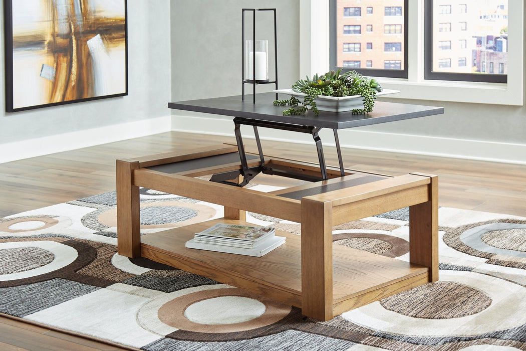 Quentina Lift Top Coffee Table - LasVegasFurnitureOnline.com