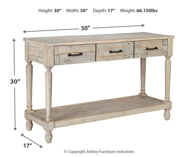 Shawnalore Sofa/Console Table - LasVegasFurnitureOnline.com