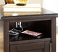 Barilanni Chairside End Table with USB Ports & Outlets - LasVegasFurnitureOnline.com