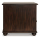 Barilanni Chairside End Table with USB Ports & Outlets - LasVegasFurnitureOnline.com