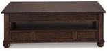 Barilanni Coffee Table with Lift Top - LasVegasFurnitureOnline.com