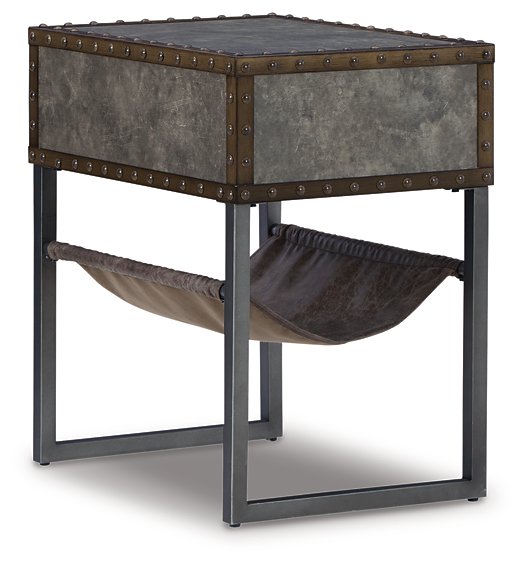 Derrylin Chairside End Table - LasVegasFurnitureOnline.com