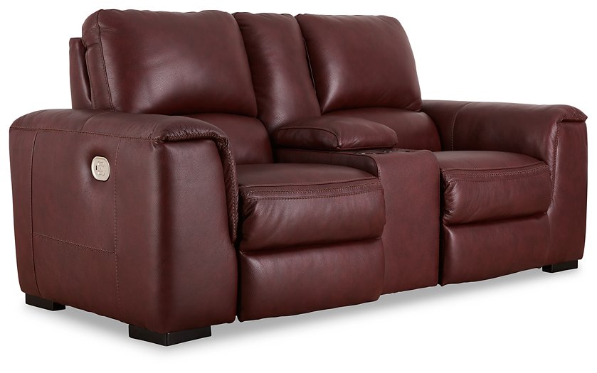 Alessandro Power Reclining Loveseat with Console - LasVegasFurnitureOnline.com