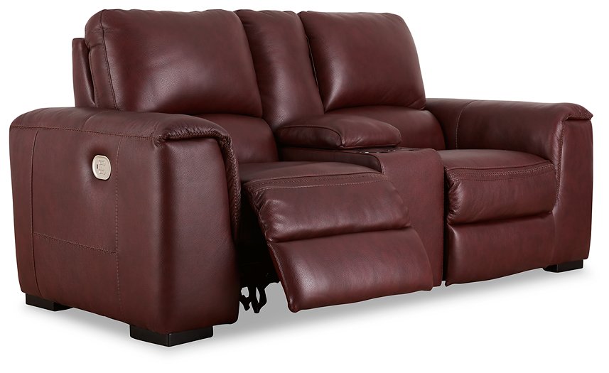 Alessandro Power Reclining Loveseat with Console - LasVegasFurnitureOnline.com