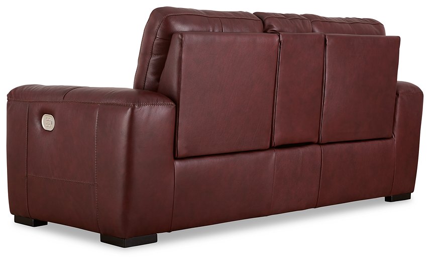 Alessandro Power Reclining Loveseat with Console - LasVegasFurnitureOnline.com