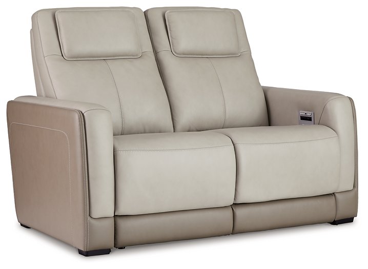 Battleville Power Reclining Loveseat - LasVegasFurnitureOnline.com