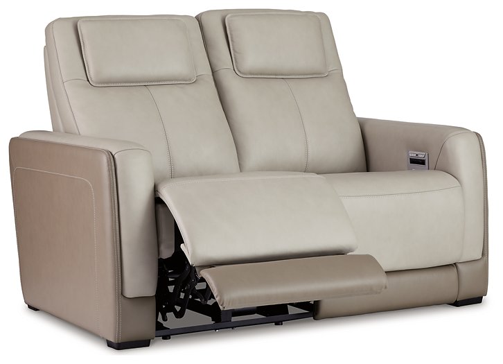 Battleville Power Reclining Loveseat - LasVegasFurnitureOnline.com