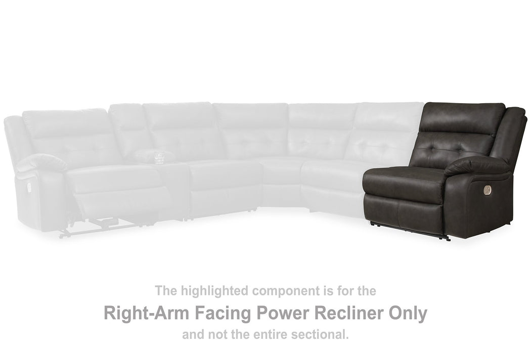 Mackie Pike Power Reclining Sectional Loveseat - LasVegasFurnitureOnline.com