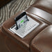 The Man-Den Power Reclining Loveseat with Console - LasVegasFurnitureOnline.com