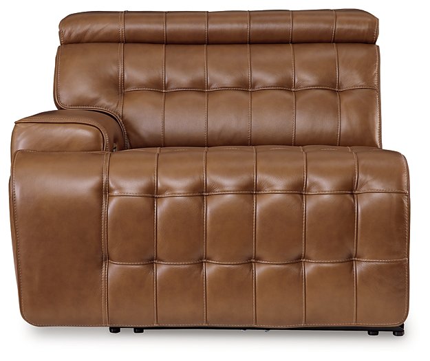 Temmpton Power Reclining Sectional Loveseat with Console - LasVegasFurnitureOnline.com