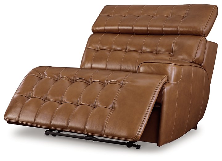 Temmpton Power Reclining Sectional Loveseat with Console - LasVegasFurnitureOnline.com