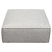 Vice Square Ottoman in Barley Fabric by Diamond Sofa - LasVegasFurnitureOnline.com