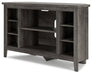 Arlenbry Corner TV Stand with Electric Fireplace - LasVegasFurnitureOnline.com