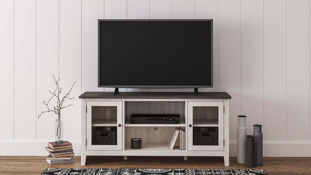 Dorrinson 60" TV Stand with Electric Fireplace - LasVegasFurnitureOnline.com