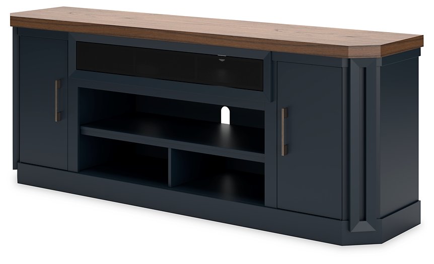 Landocken 83" TV Stand with Electric Fireplace - LasVegasFurnitureOnline.com