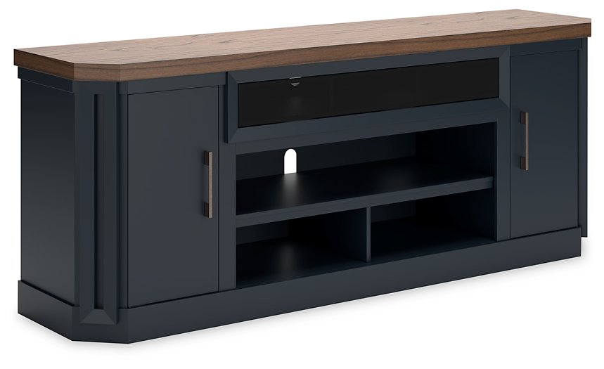 Landocken 83" TV Stand with Electric Fireplace - LasVegasFurnitureOnline.com