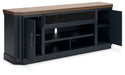 Landocken 83" TV Stand with Electric Fireplace - LasVegasFurnitureOnline.com