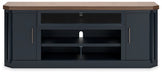 Landocken 83" TV Stand with Electric Fireplace - LasVegasFurnitureOnline.com