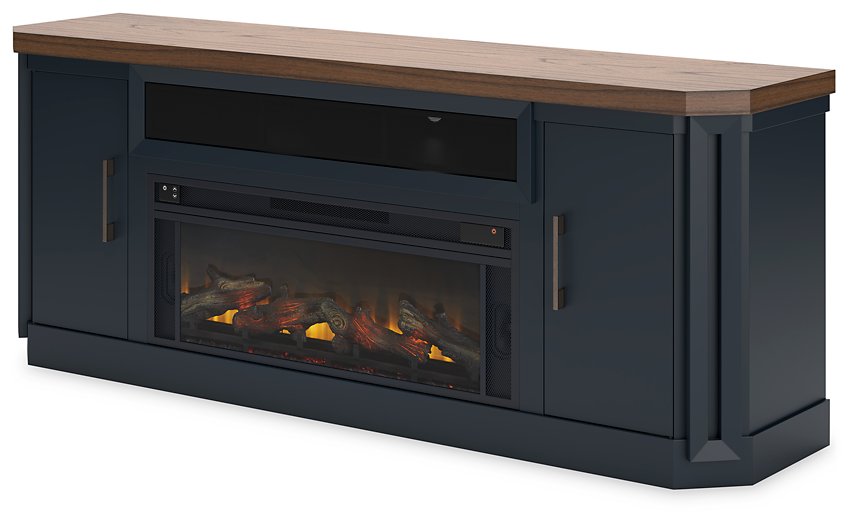 Landocken 83" TV Stand with Electric Fireplace - LasVegasFurnitureOnline.com