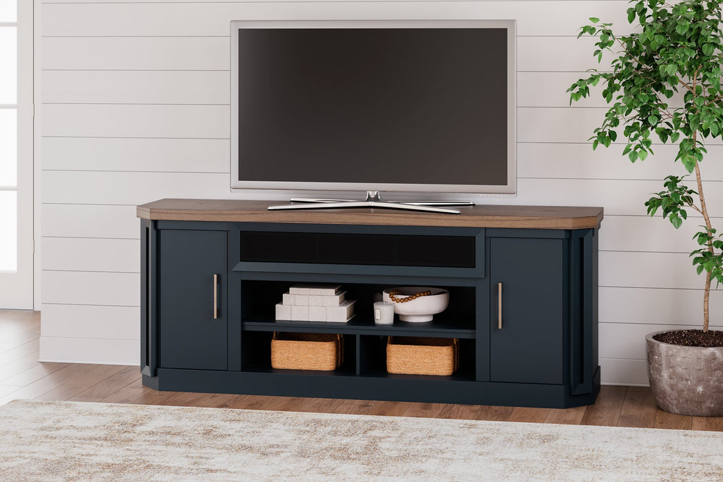 Landocken 83" TV Stand with Electric Fireplace - LasVegasFurnitureOnline.com