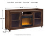 Starmore 70" TV Stand with Electric Fireplace - LasVegasFurnitureOnline.com