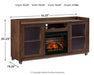 Starmore 70" TV Stand with Electric Fireplace - LasVegasFurnitureOnline.com