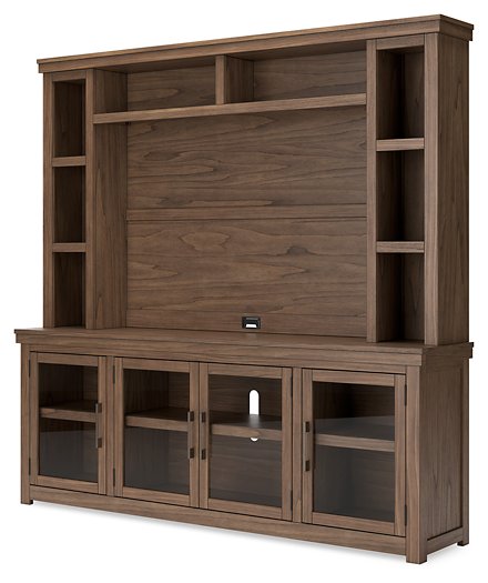 Boardernest 85" TV Stand with Hutch - LasVegasFurnitureOnline.com