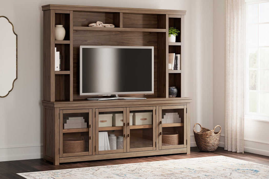 Boardernest 85" TV Stand with Hutch - LasVegasFurnitureOnline.com