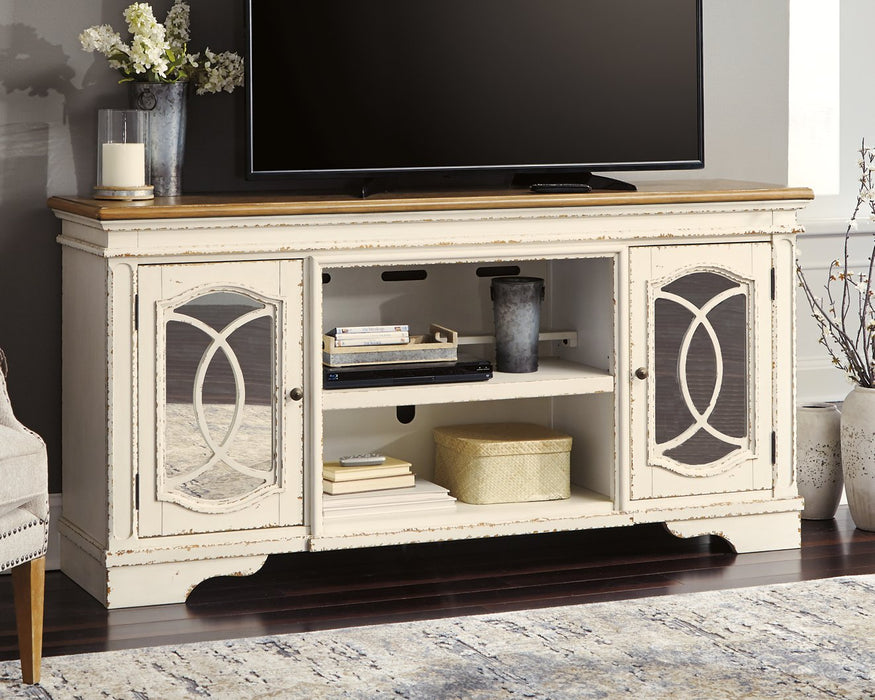 Realyn 74" TV Stand with Electric Fireplace - LasVegasFurnitureOnline.com