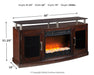 Chanceen 60" TV Stand with Electric Fireplace - LasVegasFurnitureOnline.com